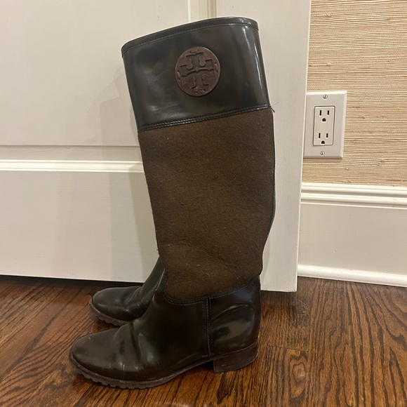 Tory Burch felt riding boots - gently worn - Picture 1 of 4